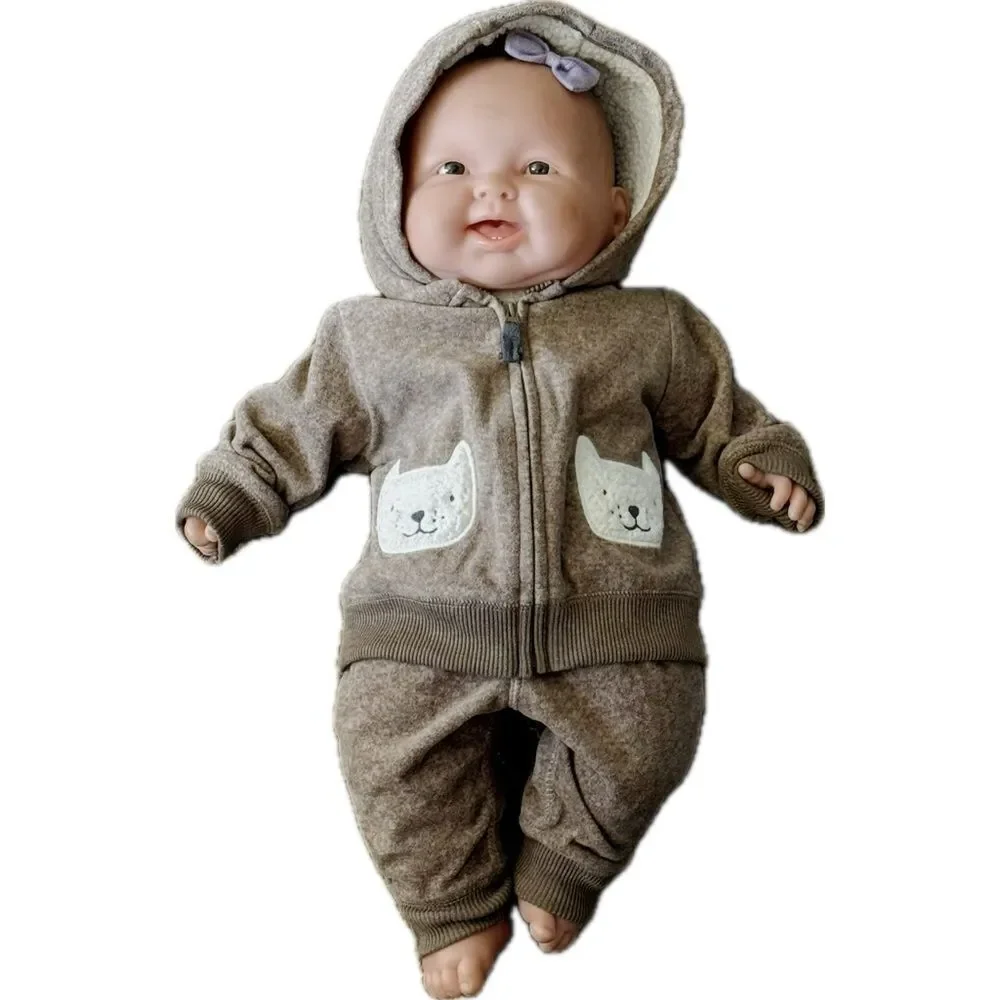 Carter's Brown‎ Baby Hoodie and Pants Set
